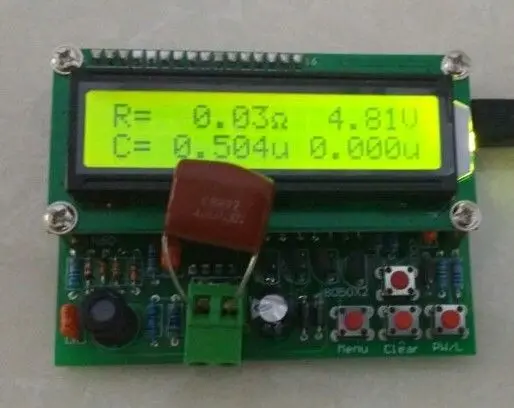 DYKB LCR ESR V2.0 тестер-транзистор индуктивность емкость сопротивление измеритель резистора измеритель индуктивности diy комплекты