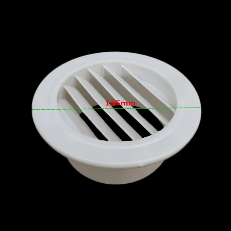 

100mm ABS Round Louver Air Vent Grille Ventilation Ceiling/Wall Mount Air Outlet