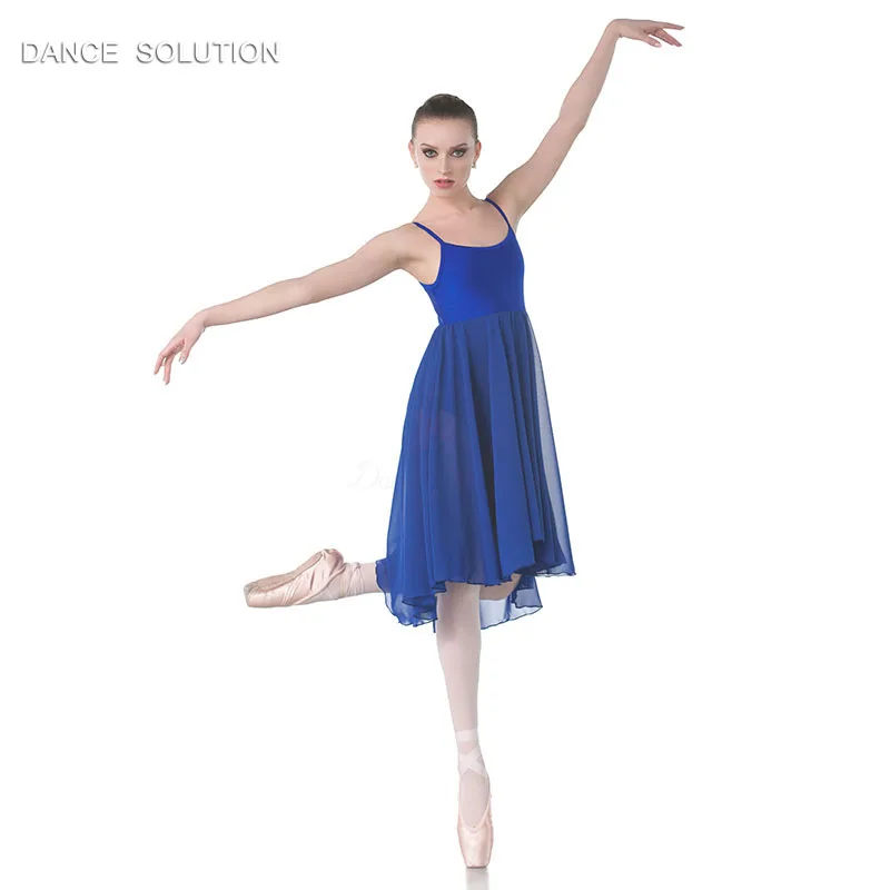 Балет для взрослых девочек, лирическое и современное длинное шифоновое платье, балетный танцевальный костюм 4 цвета 02D0120