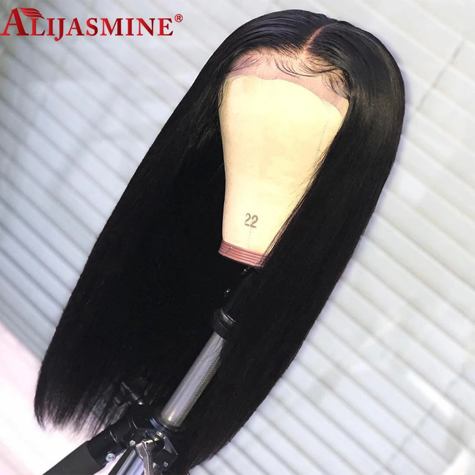 6inch Deep Part 360 Lace Frontal Human Hair Wigs 150% Pre Plucked Glueless Brazilian Remy With Baby Hair Silk Straight 360 Wigs