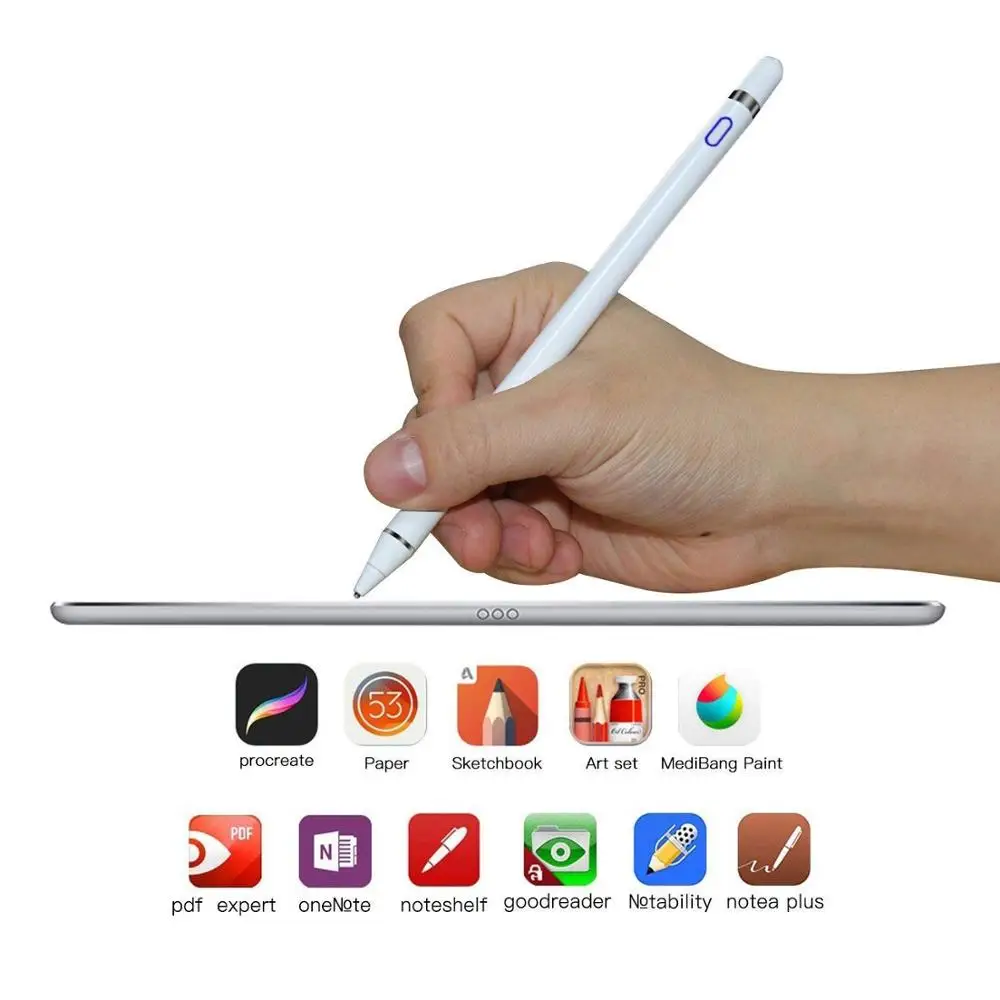 Высокоточный емкостный сенсорный Стилус для iphone ipad pro Apple стилус планшета stylo