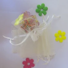 1000 шт 30*40 см бежевая подарочная Сумка из органзы стенд для ювелирных украшений сумки Сумка на шнурке для браслетов/ожерелье/Свадебная сумка из пряжи