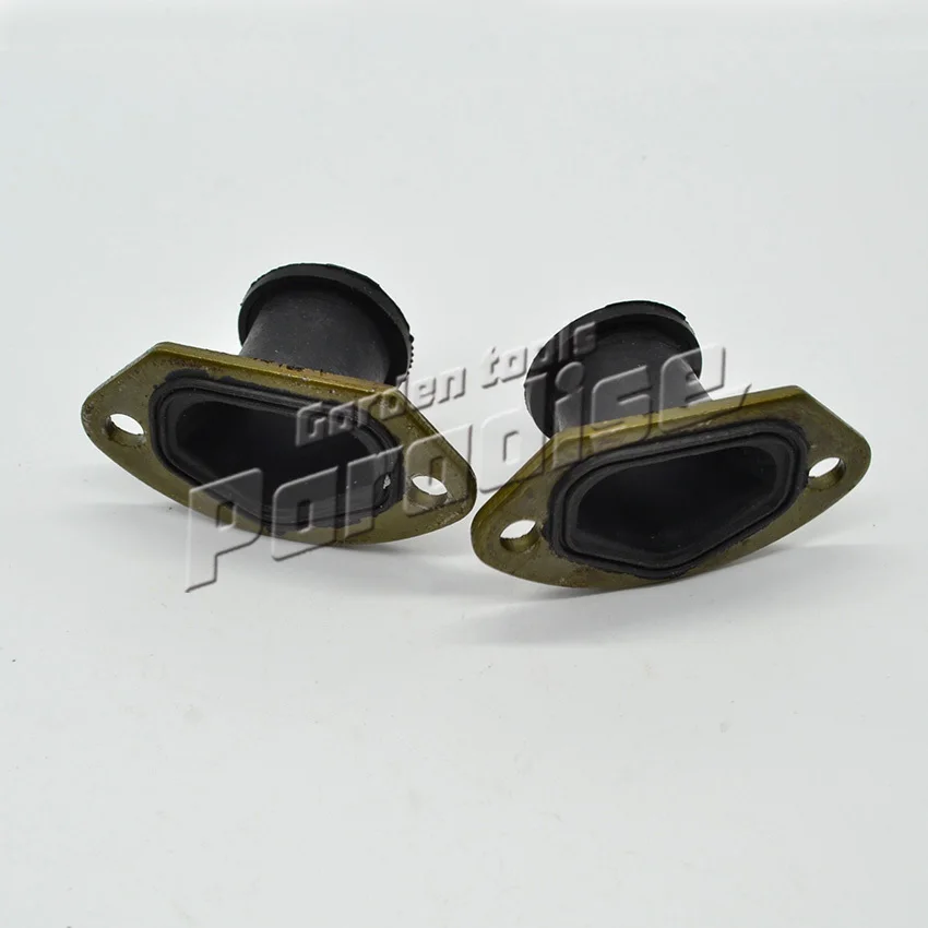 

(2Sets) Chainsaw Parts Exhust Intake Pipe Manifold with Ring for 45cc 52cc 58cc Chain Saw