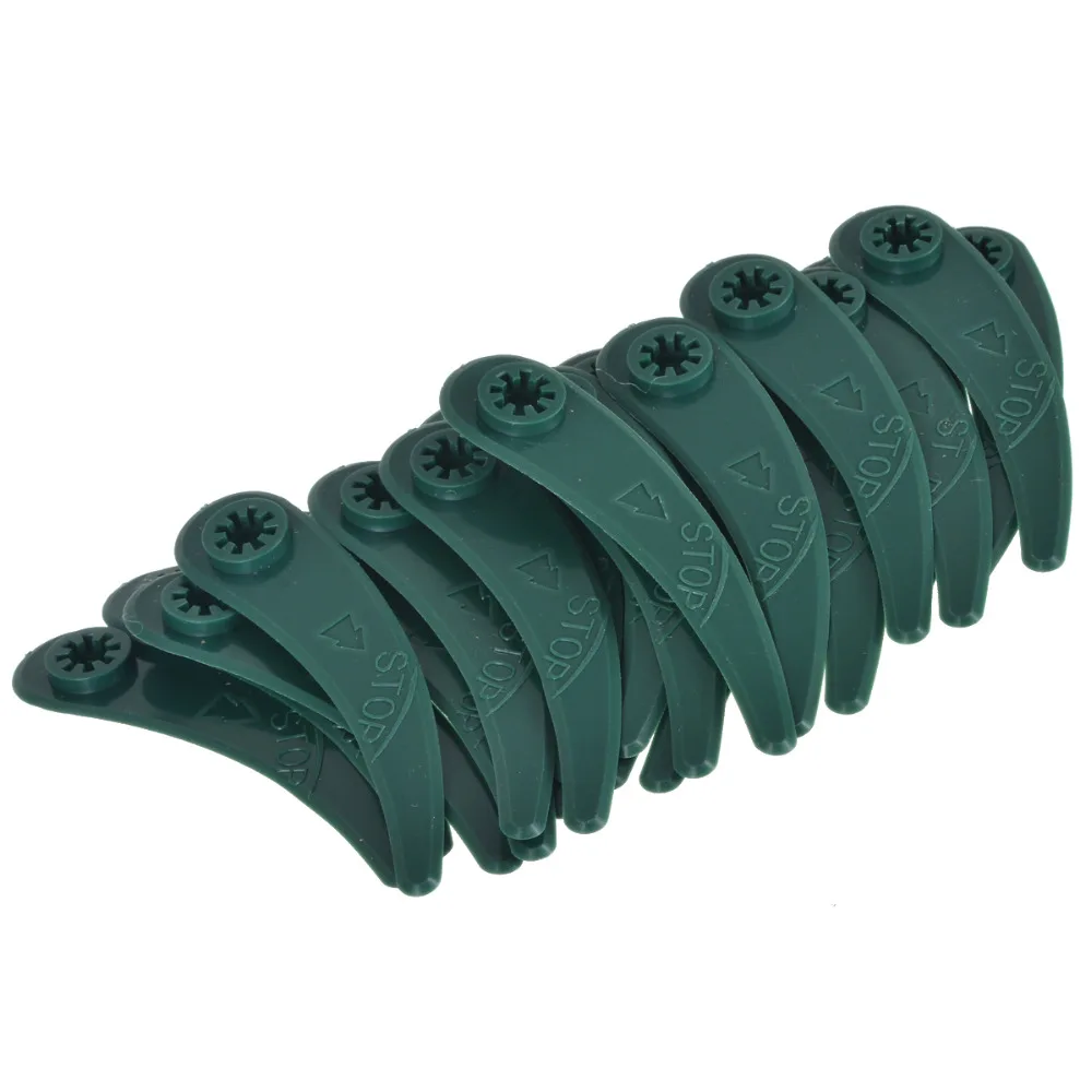 25Pcs Replacement Grass Strimmer Plastic Blades Garden Lawn Mower Blade
