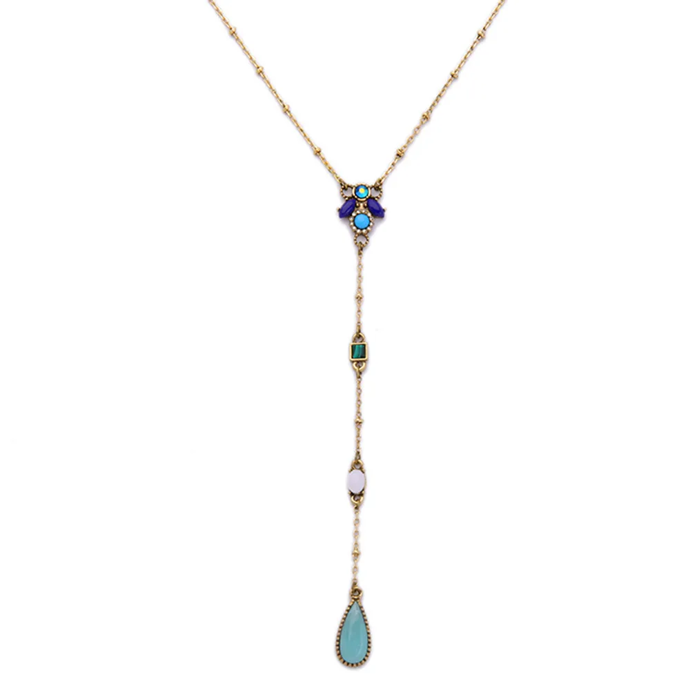 

XQ 2016 free shipping fashion Ms style restoring ancient ways of alloy and pure and fresh long pendant necklace