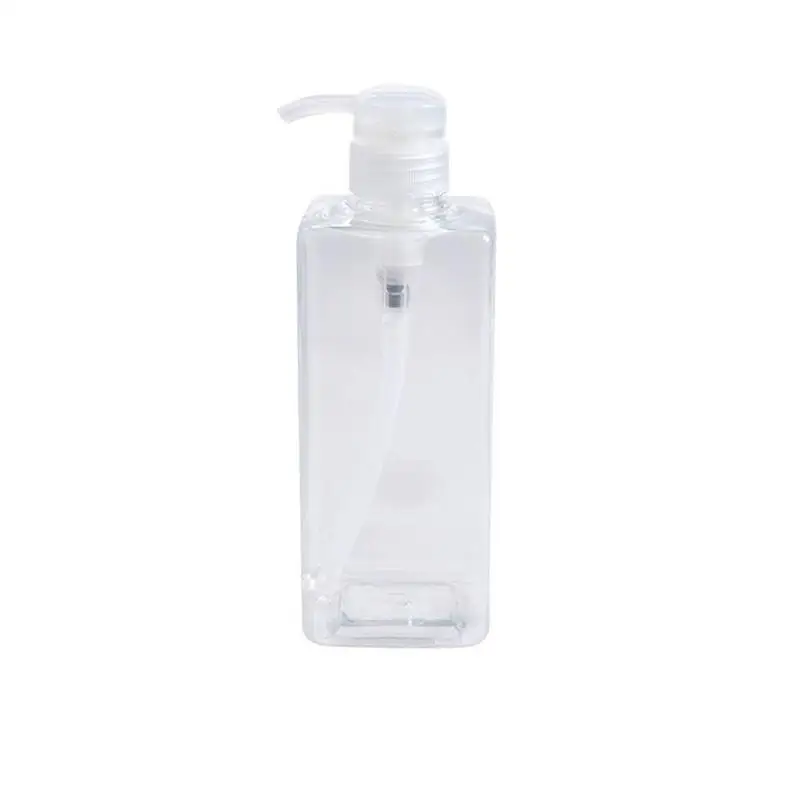 600 мл разъемная бутылка для мыла косметические бутылки Ванная комната дезинфицирующий шампунь для геля и лосьона для душа пустой контейнер для путешествий - Цвет: Белый