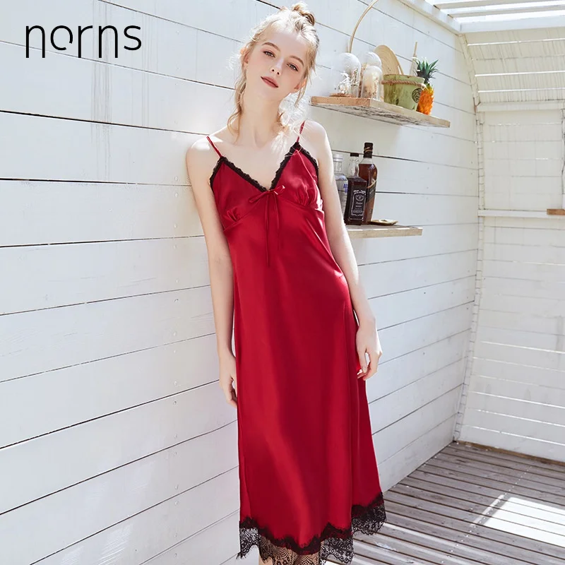 Norns новые женские пижамные комплекты с принтом красные пижамы без рукавов на