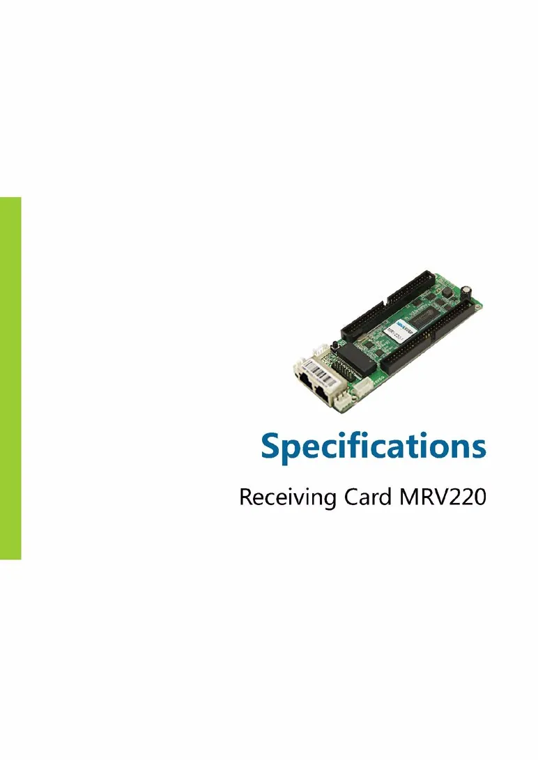 MRV220-1 светодиодный приемная карта MRV220 Светодиодный дисплей RGB синхронная приемная карта Поддержка контроля температуры 2 шт./партия