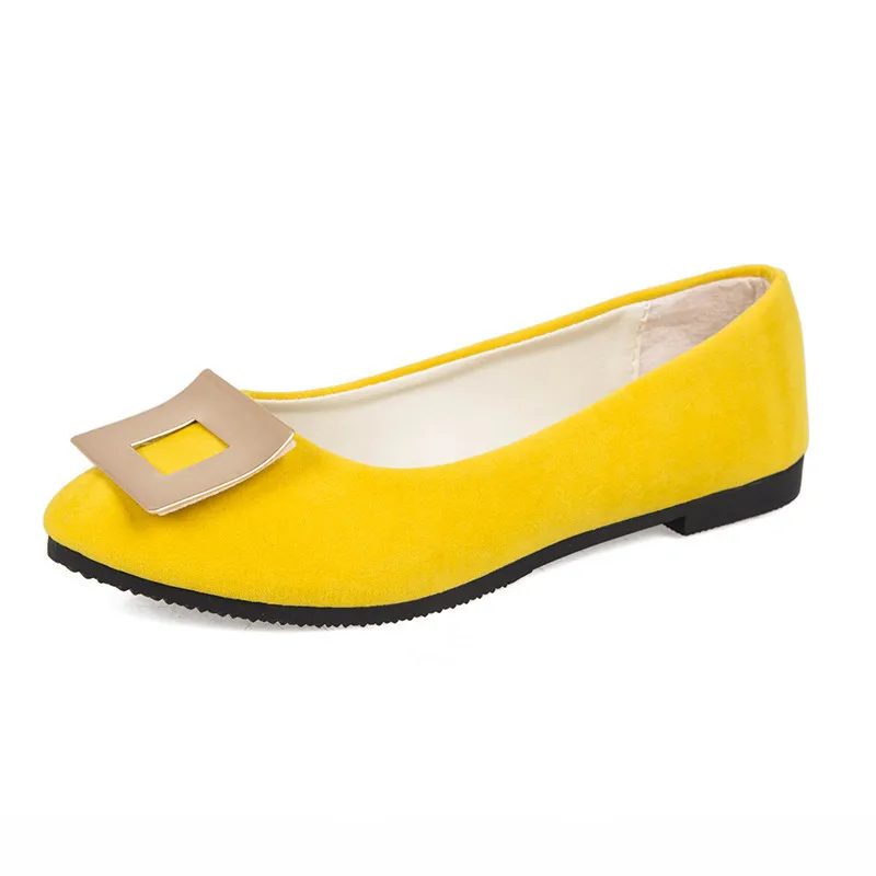 Женская обувь на плоской подошве; обувь ярких цветов; женские лоферы; летняя модная повседневная обувь; zapatos mujer; большие размеры 35-43 - Цвет: c3 Xing Yellow