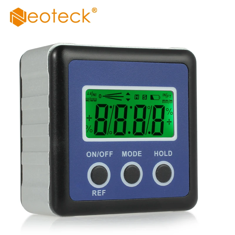 

Digital Angle Gauge Protractor Inclinometer Bevel Box 360 Degrees Magnets Base Digital Inclinometer Electronic Protractor