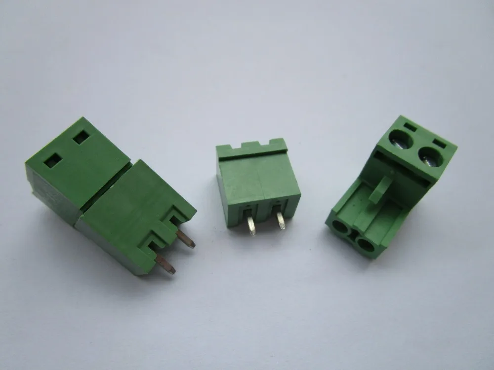 

Close Straight 2pin 5.08mm Screw Terminal Block Green Connector Pluggbale Type 400 Pcs Per Lot