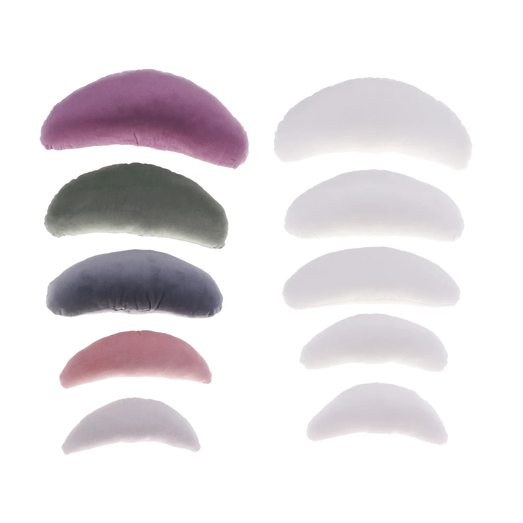 10 Pieces/Set Baby Photography Moon Pillow Posing Props White + Colorful