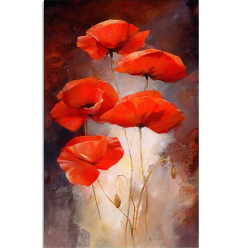 Poppy-DIY-Diamond-Painting-Cross-Stitch-Wall-Sticker-Diamond-Embroidery-Square-Crystal-Mosaic-Pictures-Stickers
