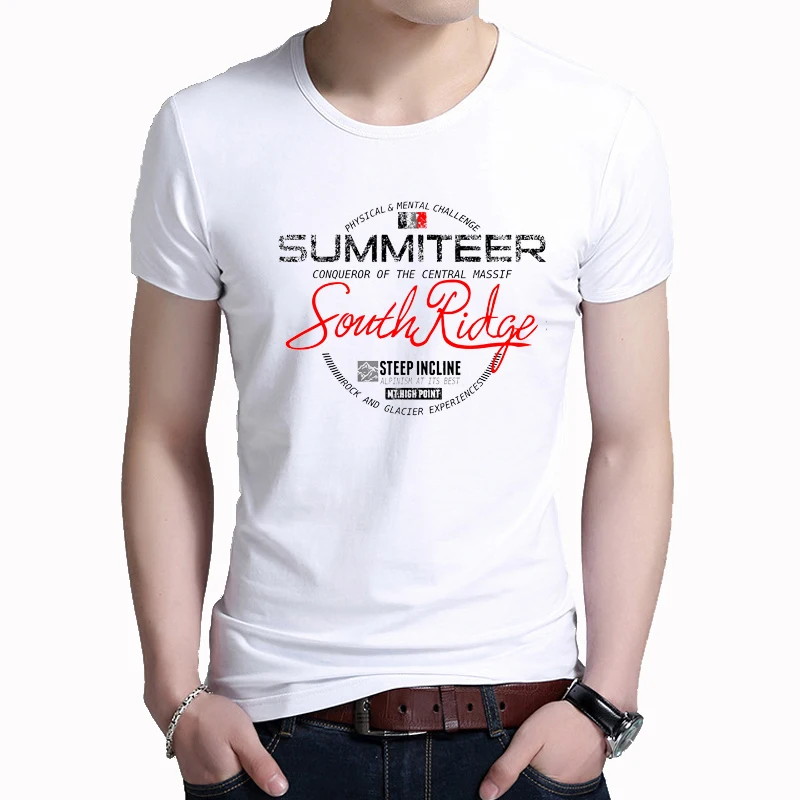 

BROWON Brand Men T Shirt Casual Cotton Summer Men Cool T Shirts Short Sleeve Printed T-shirt Men Top Tee for Male