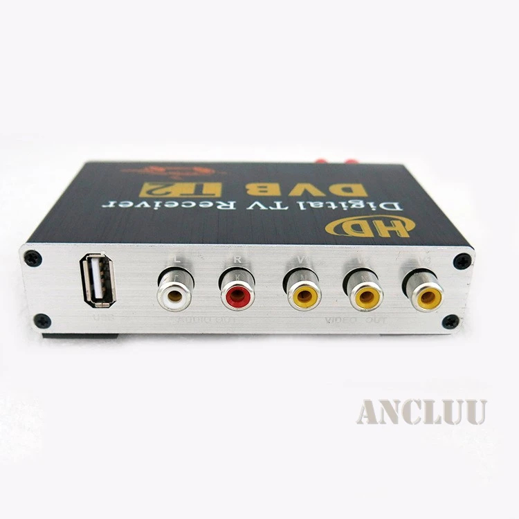 Double 2 Antenna Car DVB T2 Mobile Digital TV Box External USB DVB-T2 Car TV Receiver Russian&Europe&Southeast Asia 2