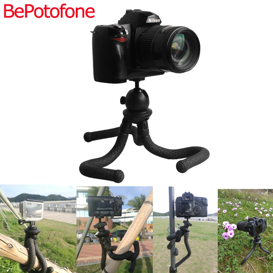 Imán Magnético de tres clavijas Mount Holder Soporte para Cámara Gopro Hero Negro