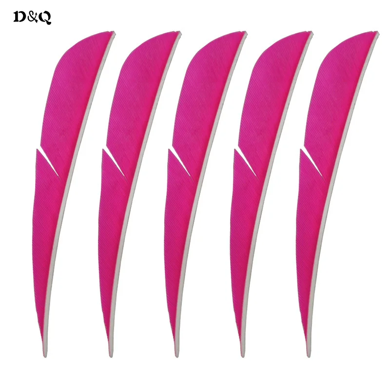 20pcs 4'' Archery Arrows Feathers Natural Turkey Feather Fletching