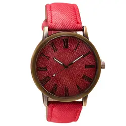 2017, Новая мода кожа Для женщин/Женские часы модные простые и элегантные Прохладный подарок Для женщин часы эффектный кожа кварцевые часы