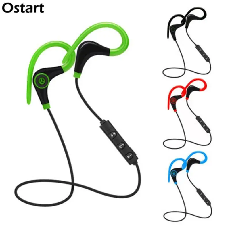 

Ostart IPX4 Sweatproof Bluetooth Wireless Stereo Earbuds Sport Earphones with Mic Secure Earhook for smartphones