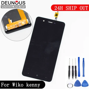 

New For wiko kenny LCD Display and Touch Screen +Frame Assembly Repair Part Phone Accessory For wiko kenny +Tools