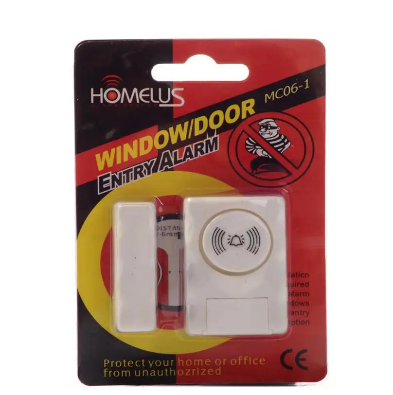

Wireless Home Security Door Window Alarm Warning System Magnetic Door Sensor Independent Alarm Wireless Open Door Detector