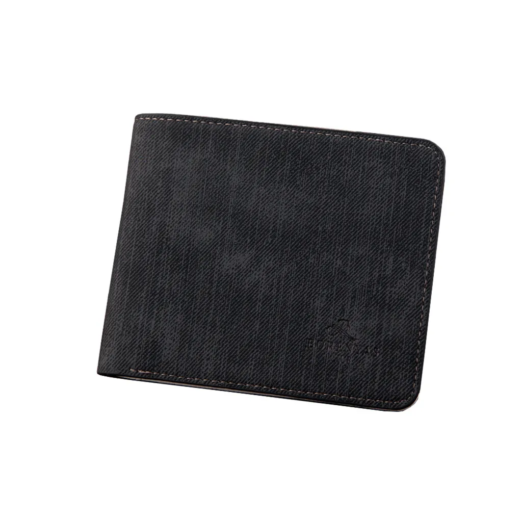

xiniu Men's Canvas Male Purses Short Wallet Good Quality Cards ID Holder Money Bags Clutch Coin Purse Burse Pocket#Y25