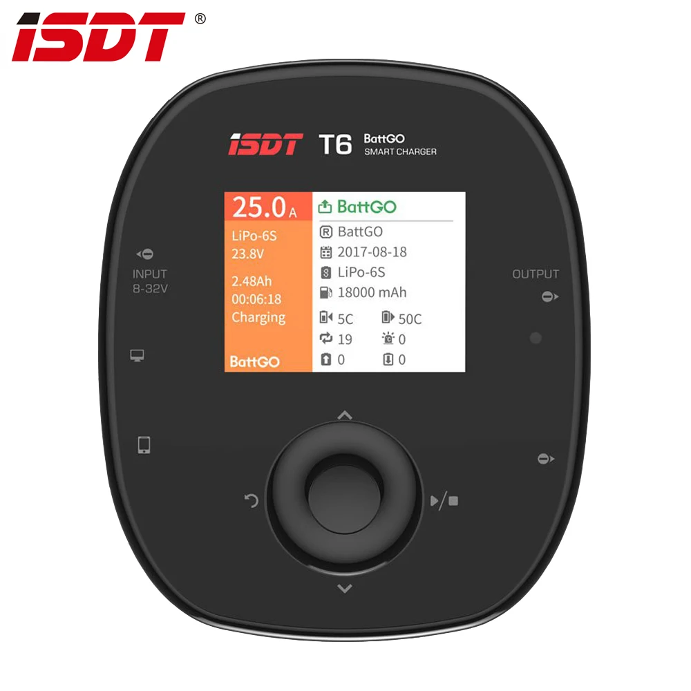 ISDT T6 780W 30A умное зарядное устройство для аккумулятора 1S-6S Lipo модели беспилотных