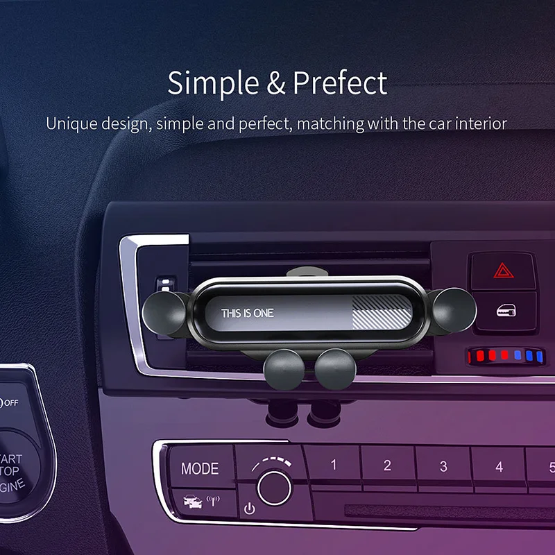 Универсальный автомобильный держатель для телефона с автоматическим захватом, вращение на 360 градусов, Гравитационный Автомобильный держатель для телефона, подставка для смартфонов, кронштейн для Voiture