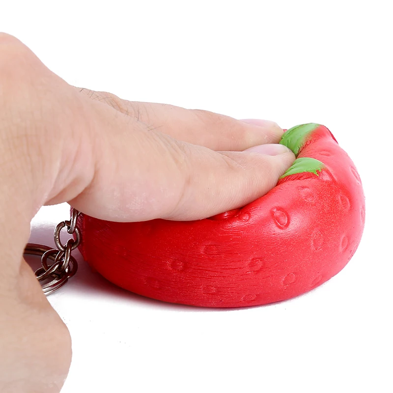 kawaii Squish Strawberry cheap Slow Rising Squeeze Phone Strap Charm Pendant Squishes fruit soft Scented Kid Toy Gift Collection kawaii Squish Strawberry cheap Slow Rising Squeeze Phone Strap Charm Pendant Squishes fruit soft Scented Kid Toy Gift Collection