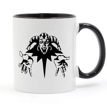 

King and Jester Mug Coffee Milk Ceramic Cup Creative DIY Gifts Home Decor Mugs 11oz T1416