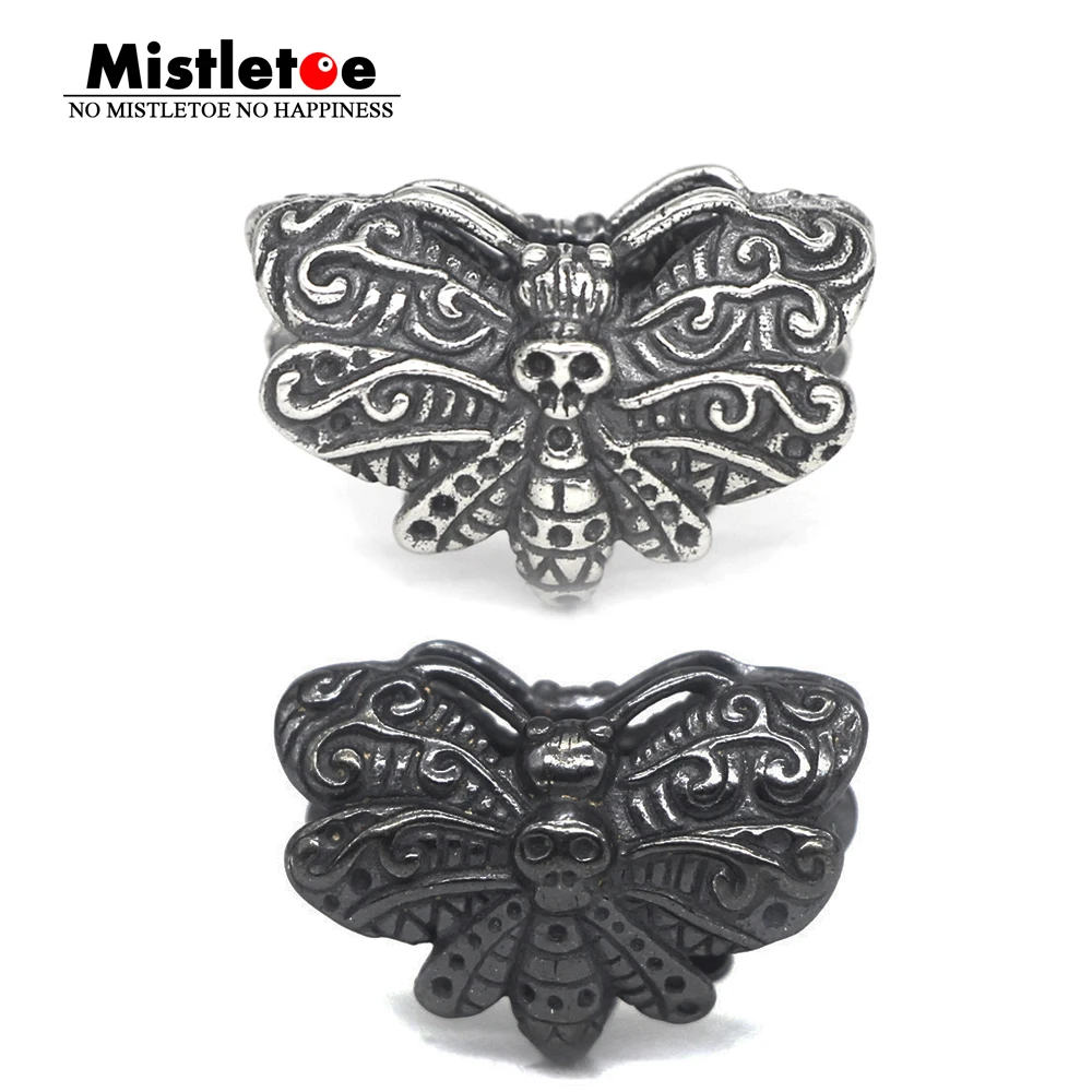 

Mistletoe Genuine 925 Sterling Silver GiantMoth Charm Bead Fit European Bracelet Jewelry
