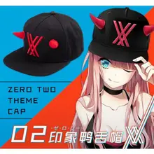 DARLING in the FRANXX Strelizia 02 ZERO TWO Hat Косплей кепки бейсболки аниме