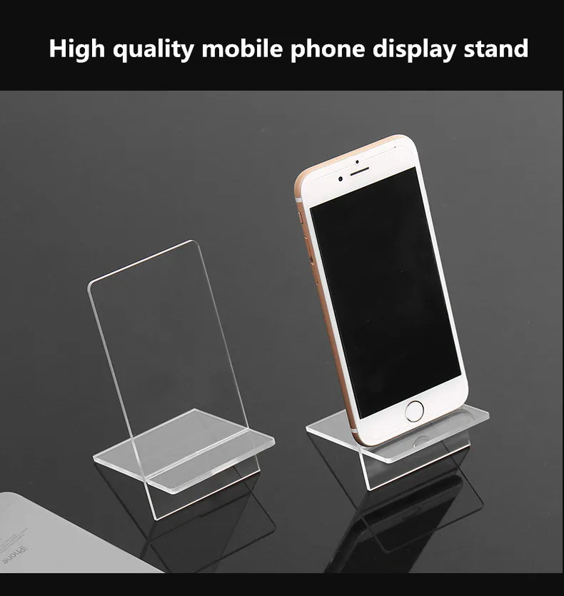 

Mobile Phone Display Stand Mount Display Table Universal Simple and sturd exhibition for Samsung for iphone X XR MAX 8 7 6S plus