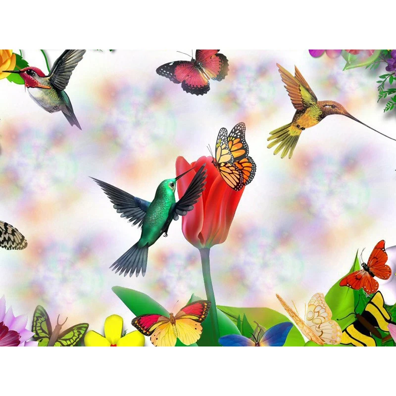 Full SquareRound Diamond 5D DIY Diamond Painting Embroidery Cross-stitch Bird Rhinestone Mosaic Painting Animal Home Decor