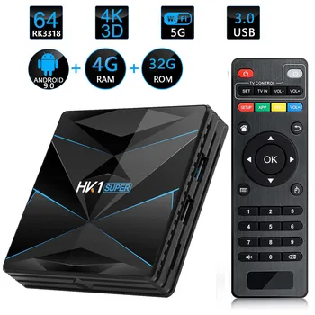 

HK1 Play 3D 4K Smart TV Box Android 9.0 S905X2 Quad Core 2GB+16GB/4+32G Media Player 3E04