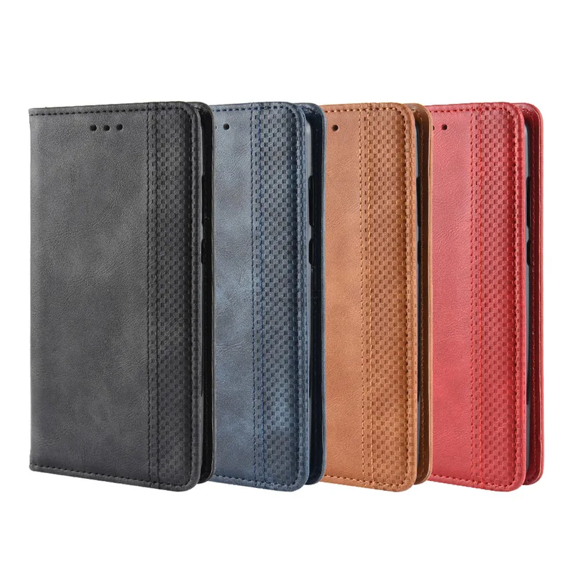 Luxury Retro Slim Magnetic Leather Flip Cover For Samsung Galaxy M31S Case Book Wallet Card Stand Soft Cover Mobile Phone Bags