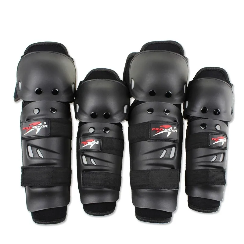 New Motorcycle Motocross Sports Safety Elbow Knee Pads Protective Gear 4pcs//Set