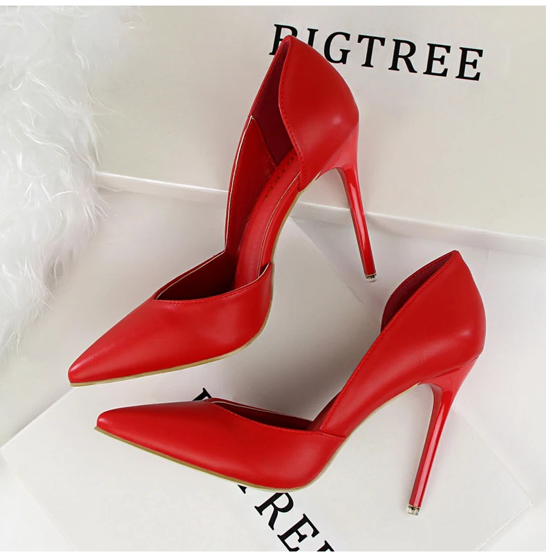 Women's Pumps Women High Heels Shoes' Slip-On Women High Heels Shoes Size 40 Pointed Toe 2018 Hot Women Pumps Shoes Party Office (4)