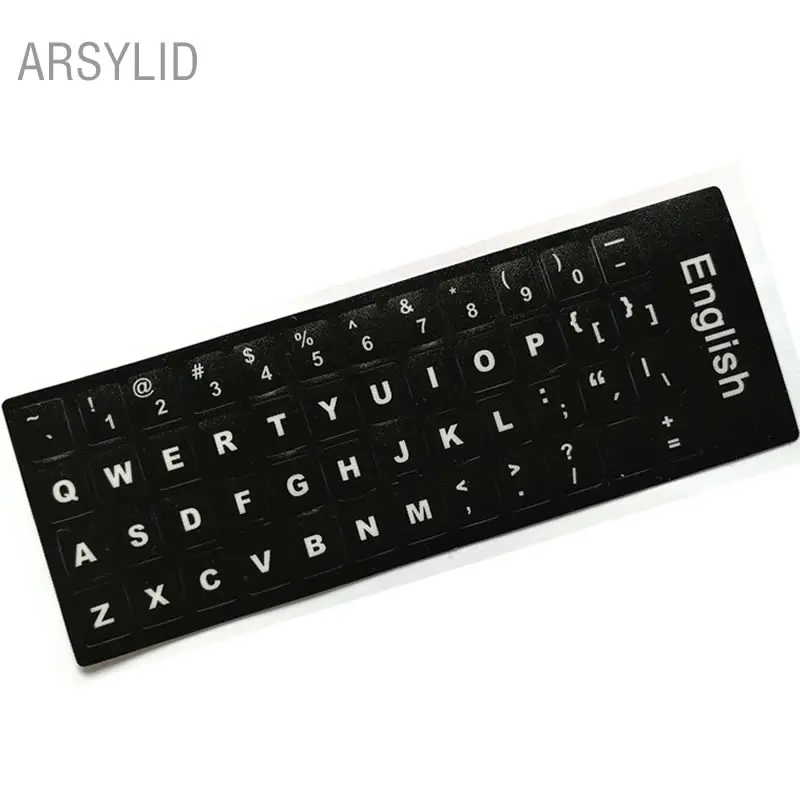 2 шт. матовые наклейки для клавиатуры английский язык|keyboard stickers|sticker keyboardletter keyboard |