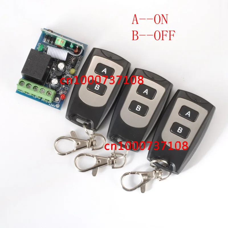 

DC12V10A 1CH 1 Receiver And 3 Transmitter FOR Entrance guard door easy to install Learning code