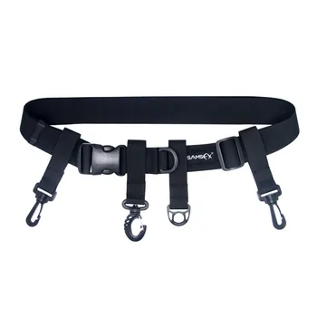 SAMS Fishing Wader Belt Wading Belts for Kayak Fishing Accessories Belts Straps with D ring and Hook Fits Waist elts Holder