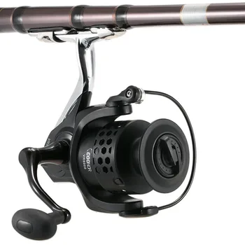 

VR1000-6000 Carp Fishing Spinning Reel Full Metal Spool CNC Handle Soft Knob Saltwater Pesca Carretilha Peche Accessories LUN010