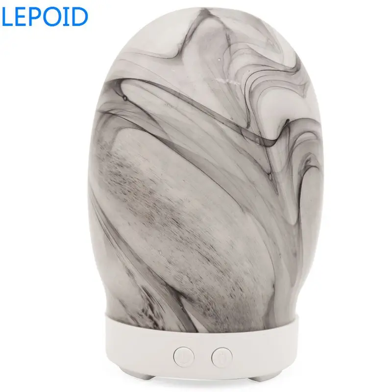 

LEPOID 100ML LED Lamp Electric Aroma Air Humidifier Essential Diffuser Marble Air Purifier cool Mist Maker for home office Spa