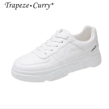 

New listing hot sale women Spring PU Breathable Skateboard shoes sports shoes THW9002