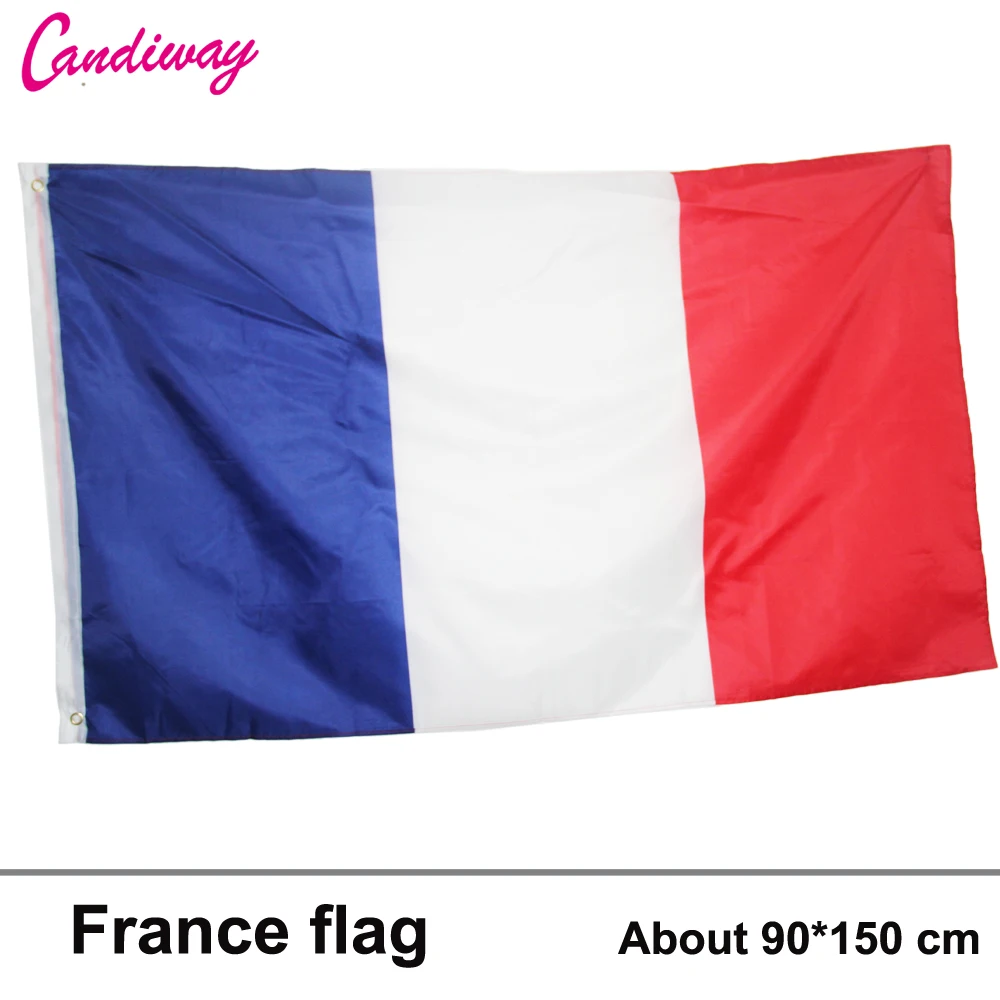 Bannière drapeau national de France Feel, bannière de campagne, drapeau ...