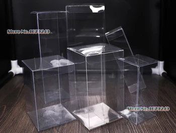 

20*20*10cm DHL fast shipping Transparent Clean PVC box/ plastic boxes Gift Pastry candy biscuit boxes Display case50pcs/set