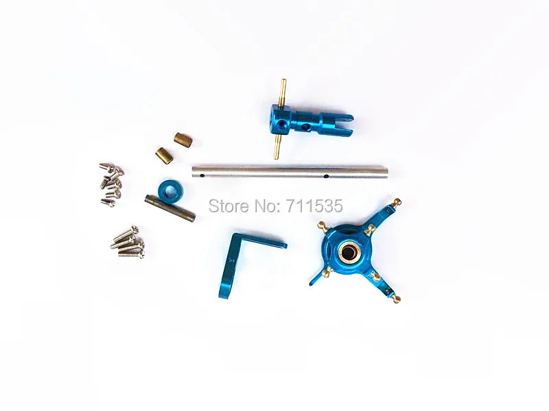 

CNC Alloy Metal Upgrade Component Set + Connect Buckle For Wltoys V911 V911-1 V911-2 4Ch RTF Helicopter / Nine Eagles 260A Heli