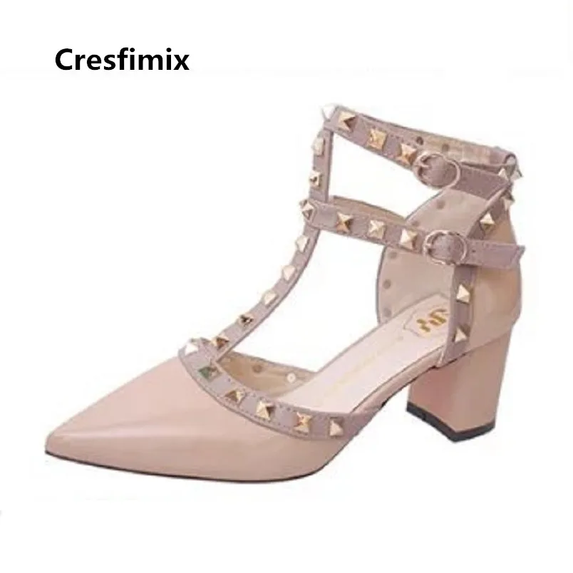 

Cresfimix women fashion sweet stylish comfortable high heel shoes lady casual sexy party high heel pumps tacones altos c3244