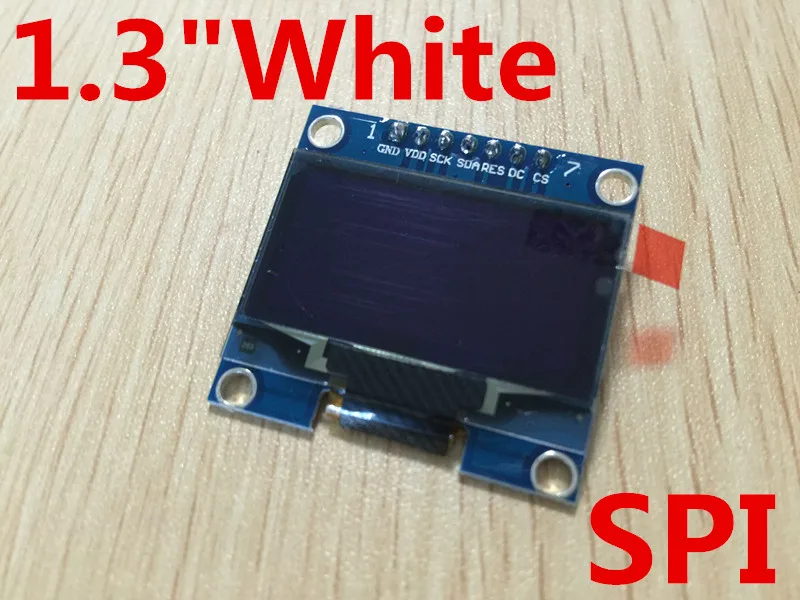 1 шт. 3 &quotO Светодиодный модуль белого цвета SPI 128X64 дюймов O светодиодный ЖК-дисплей