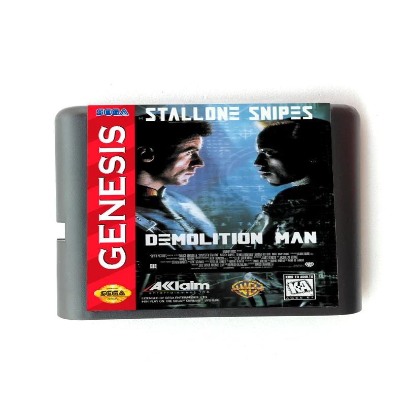 

Demolition Man 16 bit MD Memory Card for Sega Mega Drive 2 for SEGA Genesis Megadrive